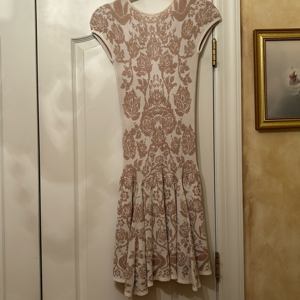 WORN ONCE fit n flare dress with flared hem